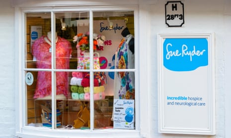 A Sue Ryder charity shop in Dorset.