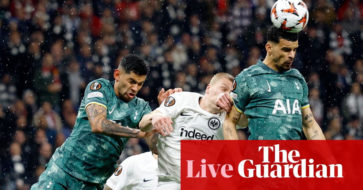 Eintracht Frankfurt v Tottenham: Europa League quarter-final, second leg – live - The Guardian Eintracht Frankfurt v Tottenham: Europa League quarter-final, second leg – live - The Guardian
