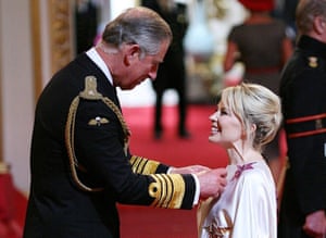 In 2008 Minogue received an OBE from Prince Charles for services to music