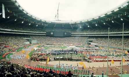 The Opening Ceremony of the 1976 Montreal Games.