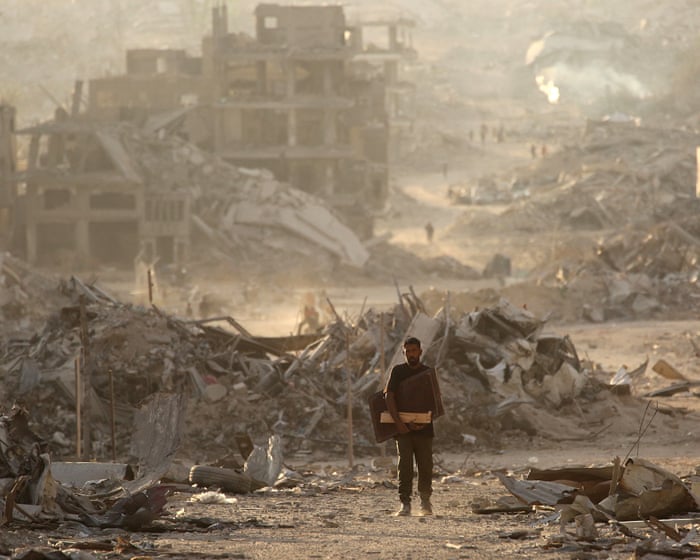 While the perpetrators of Gaza’s genocide pose as its saviours, survivors return home – to a wasteland | Nesrine Malik