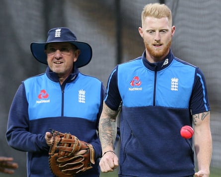 Trevor Bayliss and Ben Stokes in 2017. ‘I love Stokesy. He’s got such a strong character,’ says his former coach.