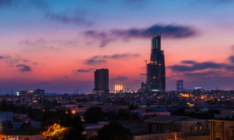 Sunset in Karachi