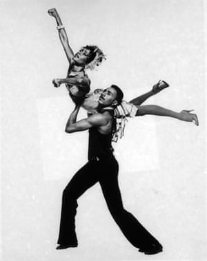 Renee Robinson and Andre Tyson in Alvin Ailey’s Blues Suite.
