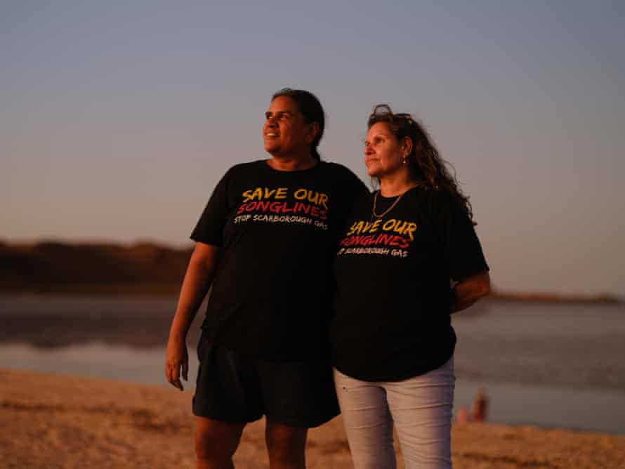 Alec and Cooper at Hearson’s Cove, home to one of the world’s largest and oldest collections of petroglyphs.