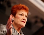 Australia news live: Pauline Hanson says Trump had ‘a great way’ of dealing with migrants; Nine newspapers announce redundancies