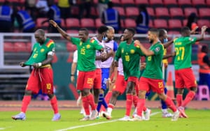 Vincent Aboubakar seals it with his second and Cameroon’s third..