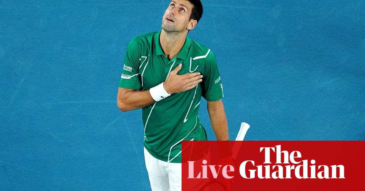 Australian Open 2020 Djokovic Beats Raonic In Straight Sets