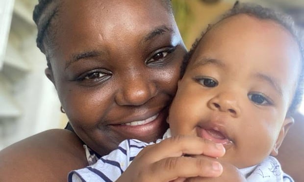 Tiffany Ellis, 28, with baby Xien Ellis