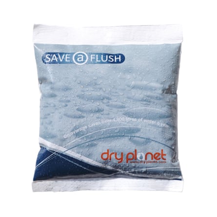 Dry Planet Save-a-flush cistern water-saver.