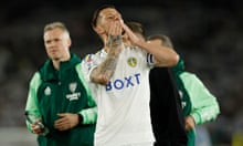Leeds United's Liam Cooper celebrates after the match Action Images via Reuters/Jason Cairnduff