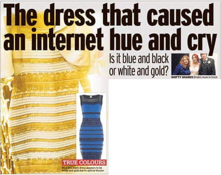 Daily Mirror article about #TheDress