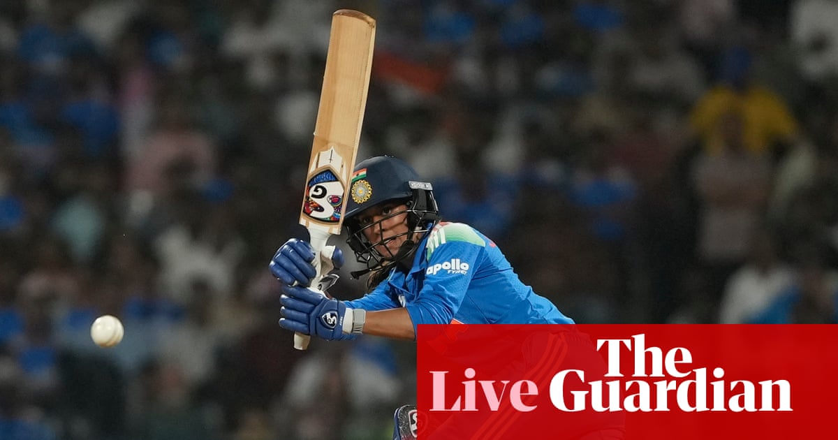 India v Australia: Women’s Cricket World Cup semi-final – live India v Australia: Women’s Cricket World Cup semi-final – live