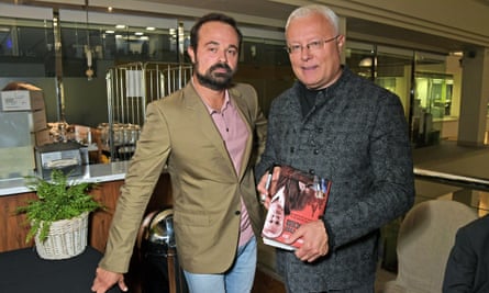 Evgeny Lebedev and Alexander Lebedev at the launch of Alexander’s book Hunt the Banker: The Confessions Of A Russian Ex-Oligarch