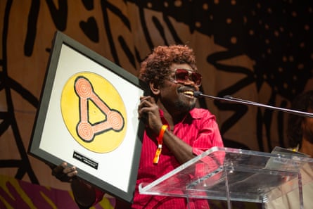 Terry Guyula of Drifting Clouds wins best new talent.