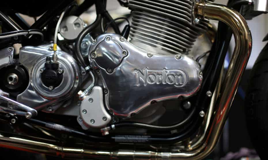 A Norton Commando 961 SF motorbike, produced by Norton Motorcycles.
