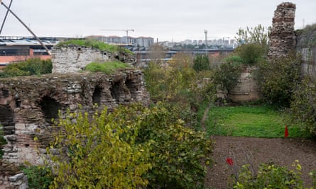 Gardens sit between the walls