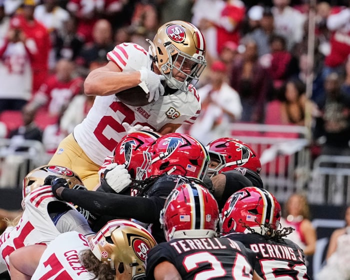 NFL week seven: 49ers v Falcons, Colts v Vikings, Bengals v Ravens and more – updates