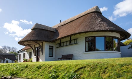 ‘It had to blend in with the landscape’: the outside of the house.