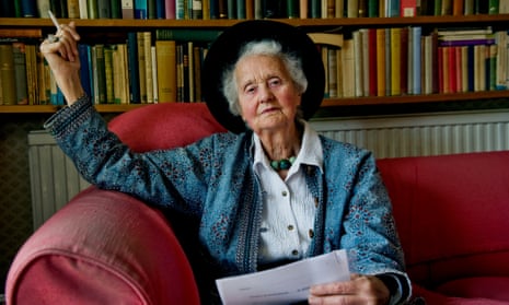 Mary Midgley in 2010. She campaigned for animal welfare and environmental awareness, and against the arms trade.