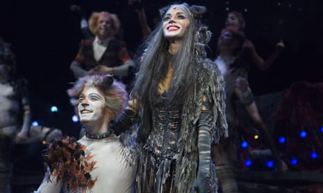 Adam Salter and Nicole Scherzinger in a recent London production of Cats.
