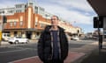 Anthony Morgan standing on Parramatta Road in Petersham, Sydney, NSW. Australia.