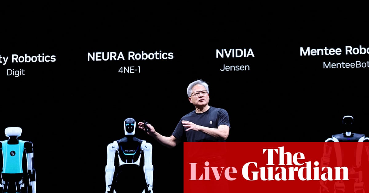 Nvidia becomes world’s first $5tn company; mortgage approvals hit nine-month high – business live