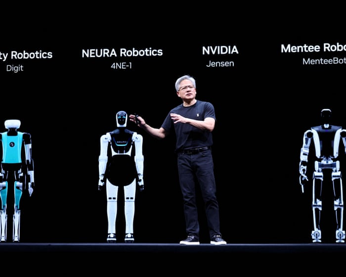 Wall Street hits new highs as Nvidia becomes world’s first $5tn company – business live