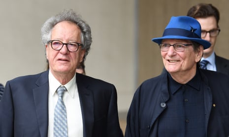 Geoffrey Rush (left) and Fred Schepisi