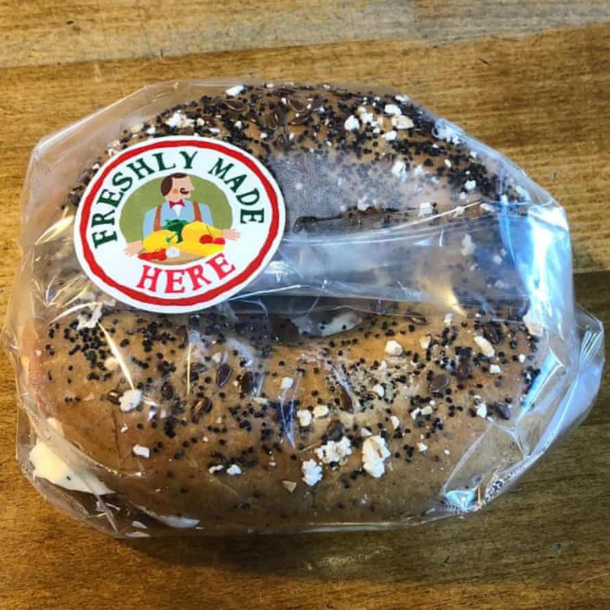 Newquay airport bagel – only £4.50.