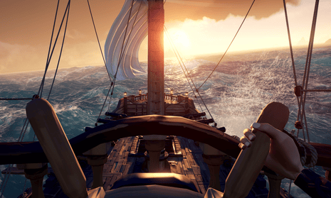 ‘A playful, friendly and cooperative universe’ … Sea of Thieves.