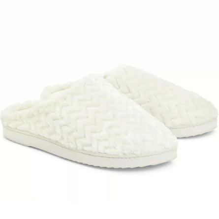 John Lewis Waffle Memory Foam Mule Slippers