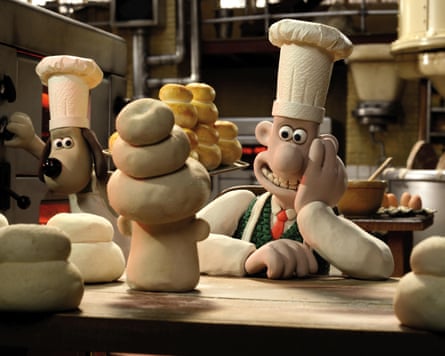 Gromit and Wallace in A Matter of Loaf and Death.