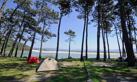 Camping Islas Cies tents