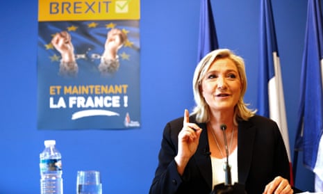 National Front leader Marine le Pen