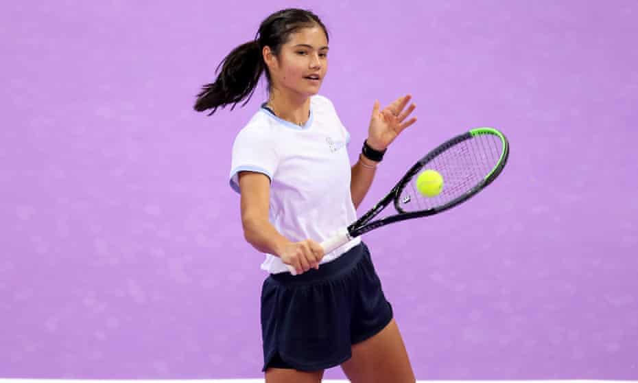 emma raducanu stresses patience as she grows into top level tennis tennis the guardian