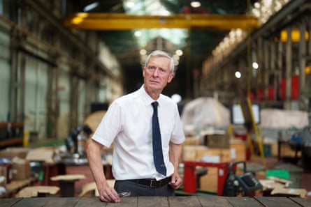 joint managing director Simon Broadbent at the Thomas Broadbent & Sons factory in Huddersfield