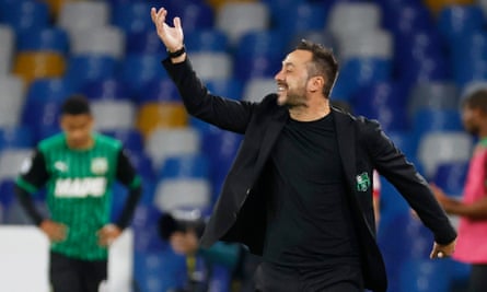 Sassuolo manager Roberto De Zerbi has been praised by Pep Guardiola and visited Marcelo Bielsa at Lille when learning his trade.
