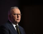 Albanese dismisses Aukus concerns as submarine shipyard cost revealed to be $30bn