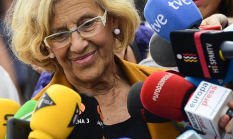Manuela Carmena’s rise to power in Madrid is mirrored by similar victories for Spain’s anti-establishment parties in Barcelona and Valencia