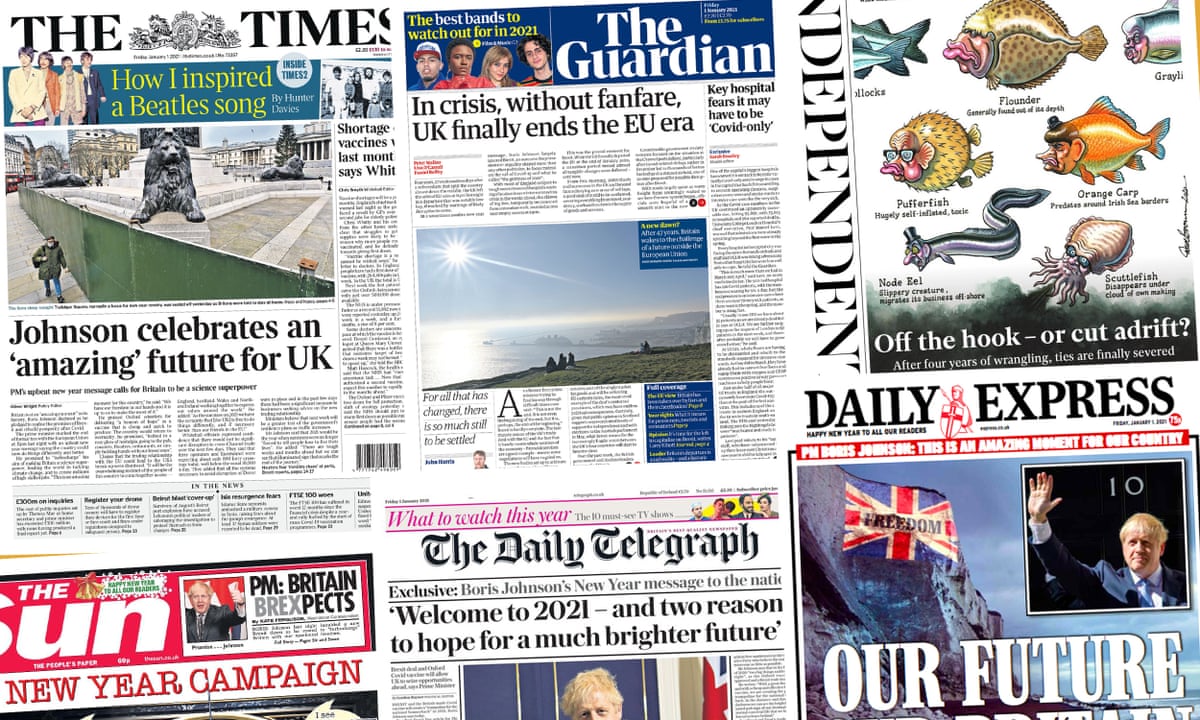 Off The Hook Or Cut Adrift What The Papers Say As Brexit Transition Ends Brexit The Guardian Off The Hook Or Cut Adrift What The Papers Say As Brexit Transition Ends Brexit The Guardian
