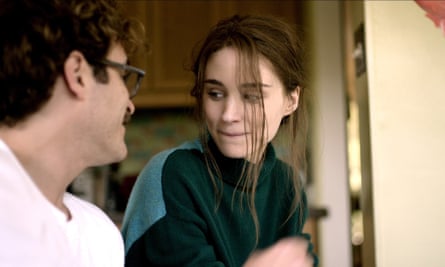 Rooney Mara with Joaquin Phoenix in Jonze’s film 2013 Her.