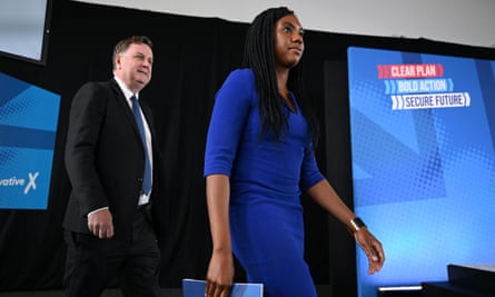 Kemi Badenoch at the Conservative manifesto launch.