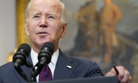 Joe Biden spoke at the White House about his administration's efforts to tackle inflation.