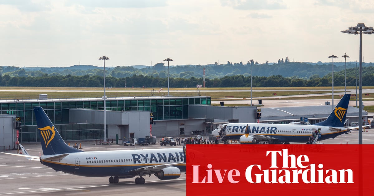 UK flight delays: traffic control restored but transport secretary warns of continued disruption - live updates