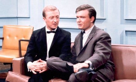 Graham Kennedy and Bert Newton on the set of In Melbourne Tonight