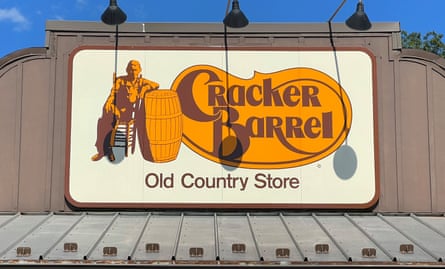 The Cracker Barrel Old Country Store logo in Mount Arlington, New Jersey