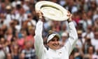 Unseeded Marketa Vondrousova stuns Ons Jabeur to win Wimbledon title