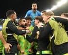 Not pretty, not fun but Socceroos slog ends with miraculous win amid late drama | Joey Lynch