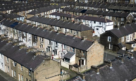 Terrace homes in Burnley